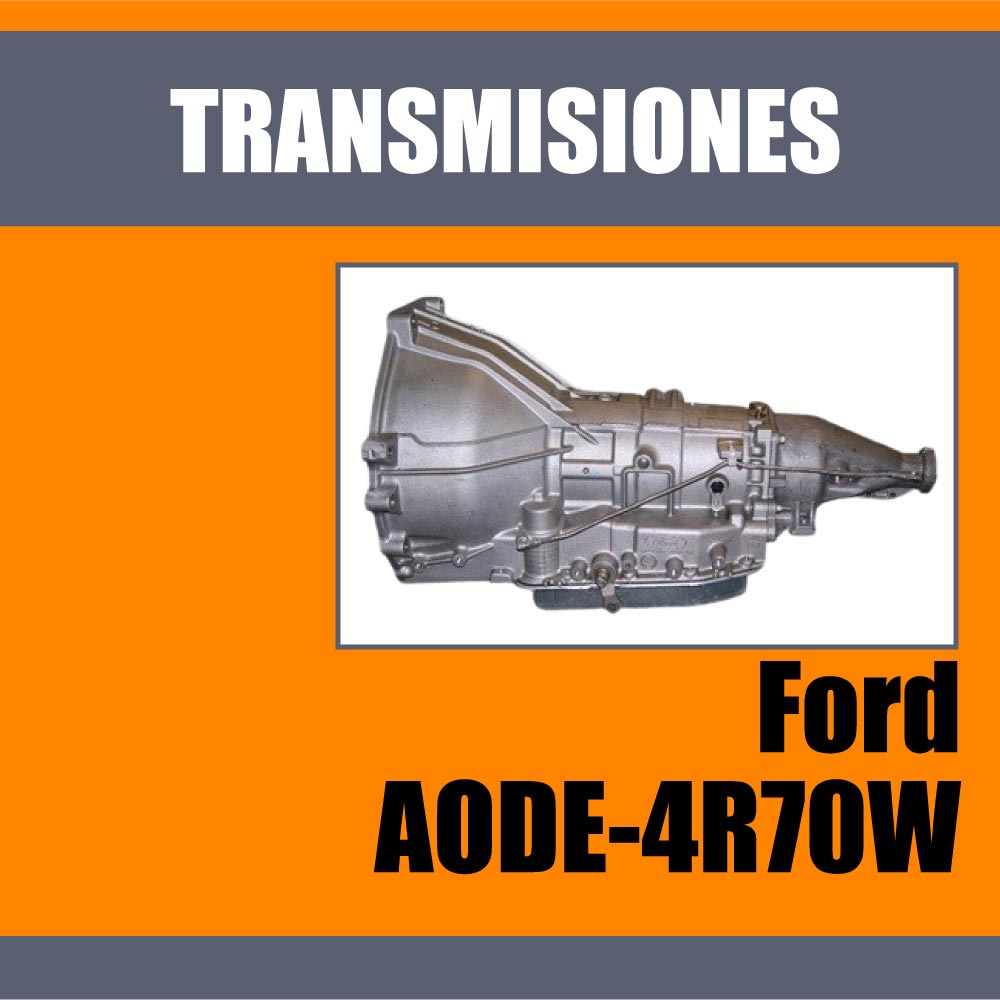 Manual Transmision Caja Reparacion Ford AODE 4R70W Español